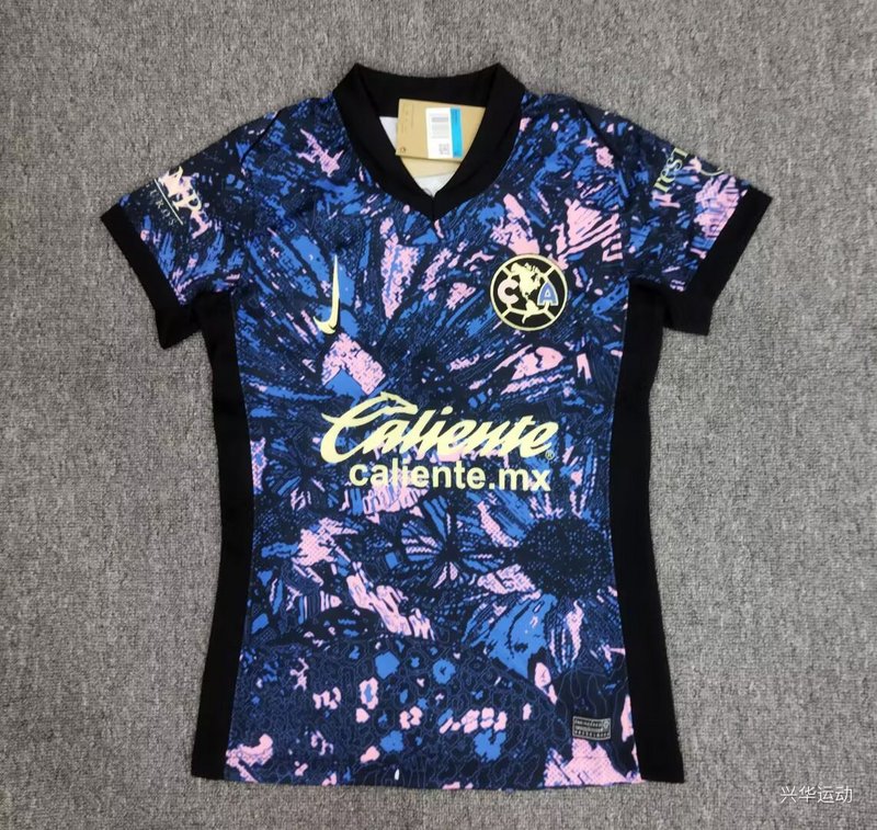 AAA Quality Club America Woman 24/25 Third Blue/Pink Jersey